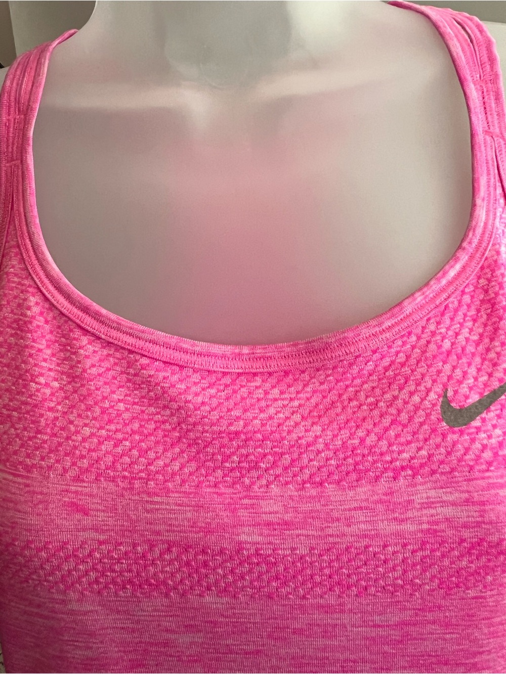Nike Pink Performance Racerback Tank - Picture 4 of 7